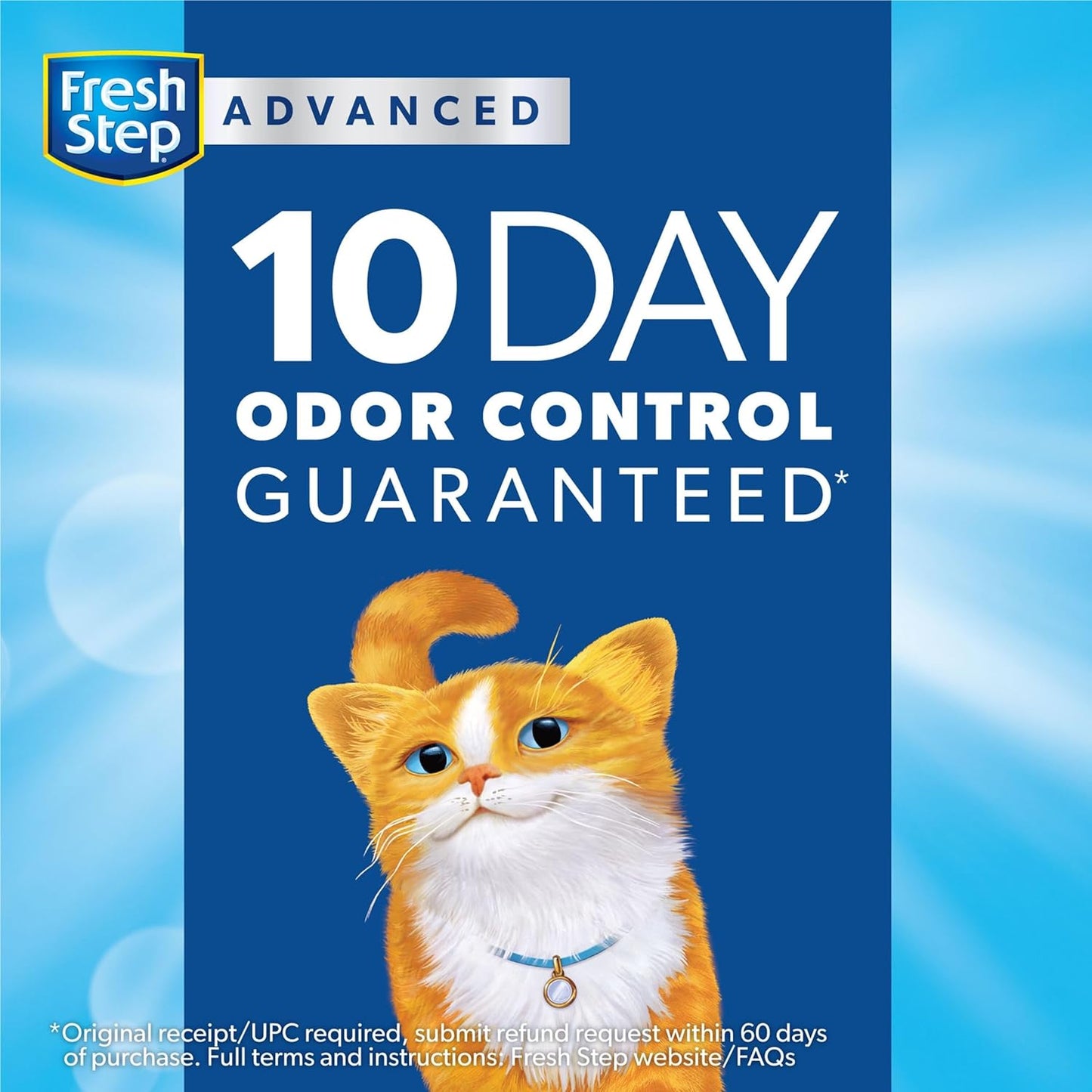 Fresh Step Advanced Clumping Litter With Febreze Freshness With Febreze Gain Scent, Fights Odor on Contact, 37 lbs. (2 x 18.5 lb. Box)