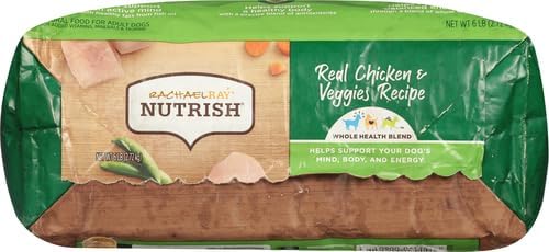 Rachael Ray Nutrish Bright Puppy Premium Natural Dry Dog Food, Real Chicken & Brown Rice Recipe, 6 Pounds (Packaging May Vary)