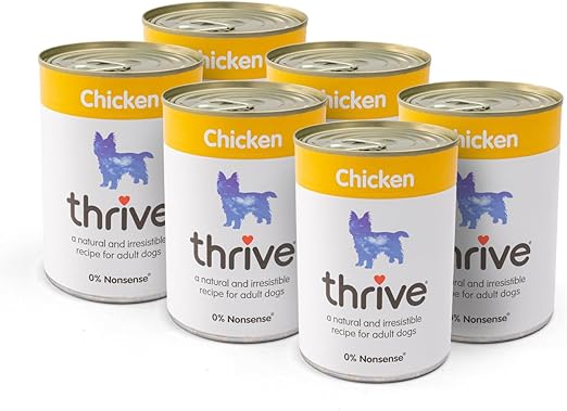 Thrive dog food - Chicken (pack of 6),400 g (Pack of 6)