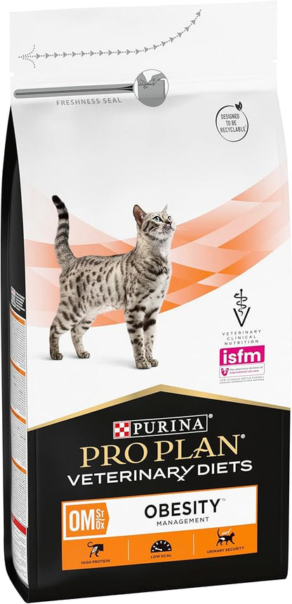 PRO PLAN VETERINARY DIETS OM Obesity Management Dry Cat Food 1.5kg (Pack of 1)