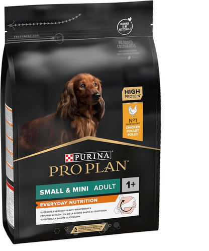 PRO PLAN® Small & Mini Adult Everyday Nutrition Dry Dog Food with Chicken 3kg (Packing May Vary)