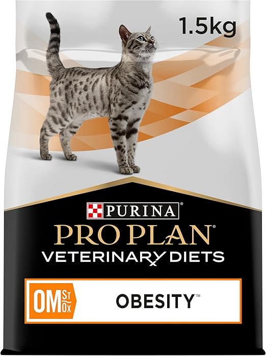 PRO PLAN VETERINARY DIETS OM Obesity Management Dry Cat Food 1.5kg (Pack of 1)