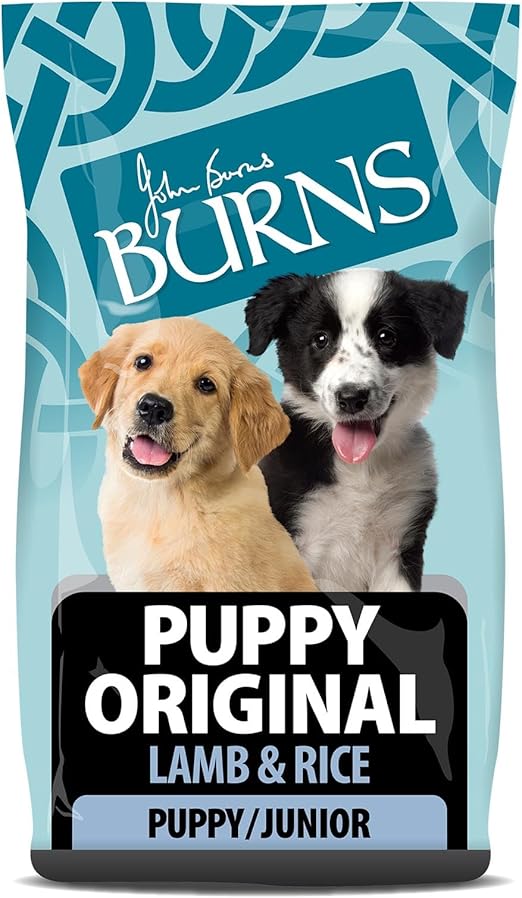 Burns Pet Nutrition Hypoallergenic Complete Dry Dog Food Puppy Original Lamb and Rice 2 kg