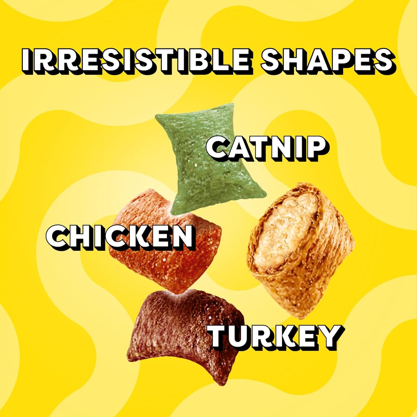 TEMPTATIONS ShakeUps Crunchy and Soft Cat Treats, CLUCKY CARNIVAL, Multiple Sizes