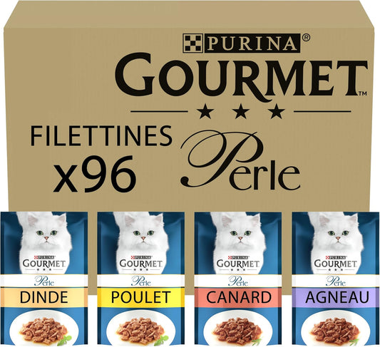 GOURMET Perle Chef's Collection in Gravy Wet Cat Food 96x85g