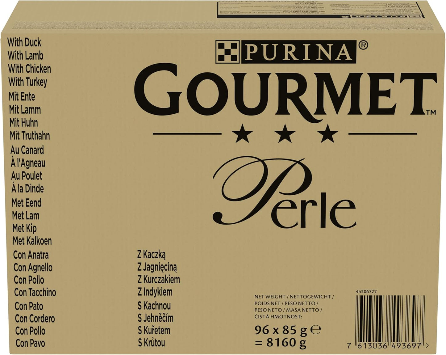 GOURMET Perle Chef's Collection in Gravy Wet Cat Food 96x85g