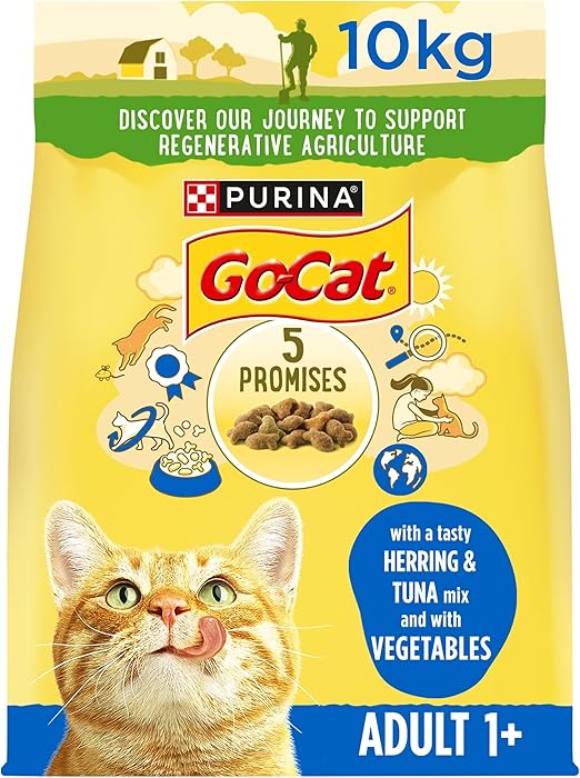 Go-Cat Herring and Tuna Dry Cat Food 10kg