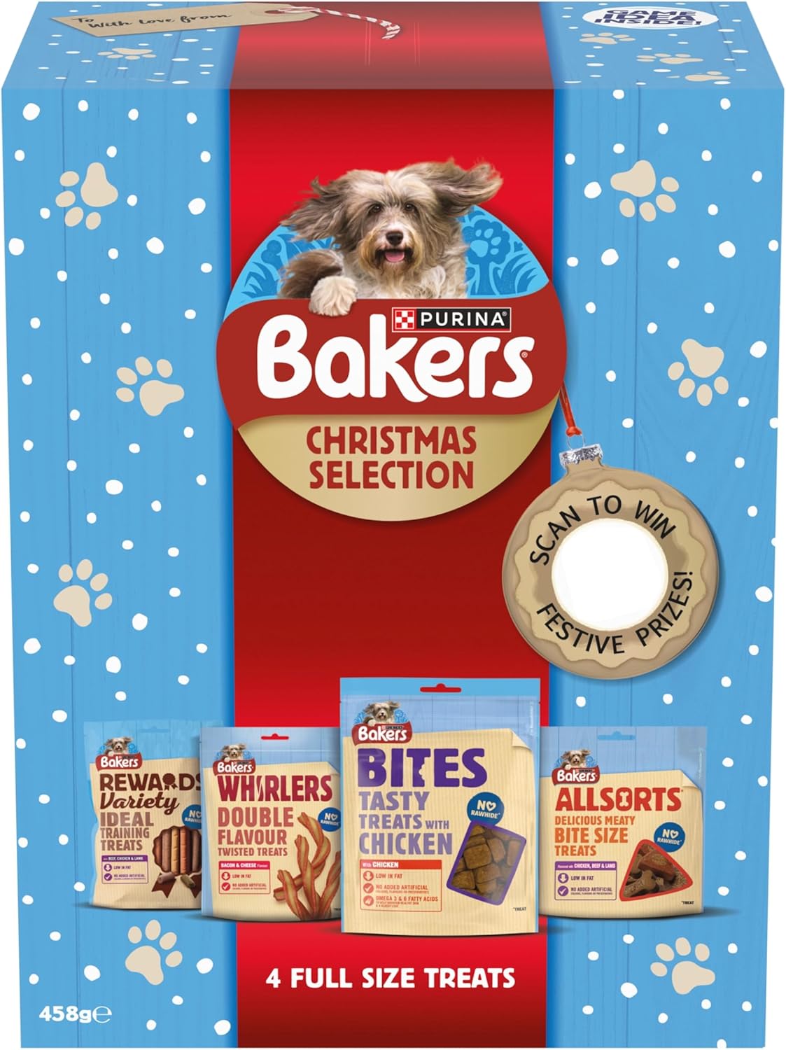 Bakers dog treats Christmas Box 3x458g