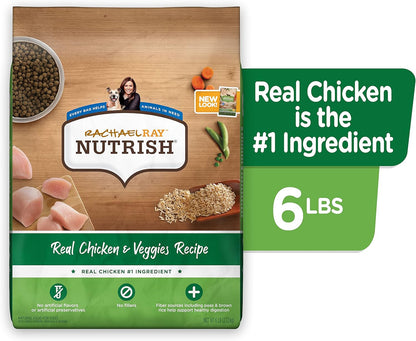 Rachael Ray Nutrish Bright Puppy Premium Natural Dry Dog Food, Real Chicken & Brown Rice Recipe, 6 Pounds (Packaging May Vary)