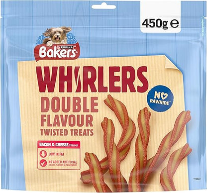 BAKERS WHIRLERS BaconandCheese 3x450g