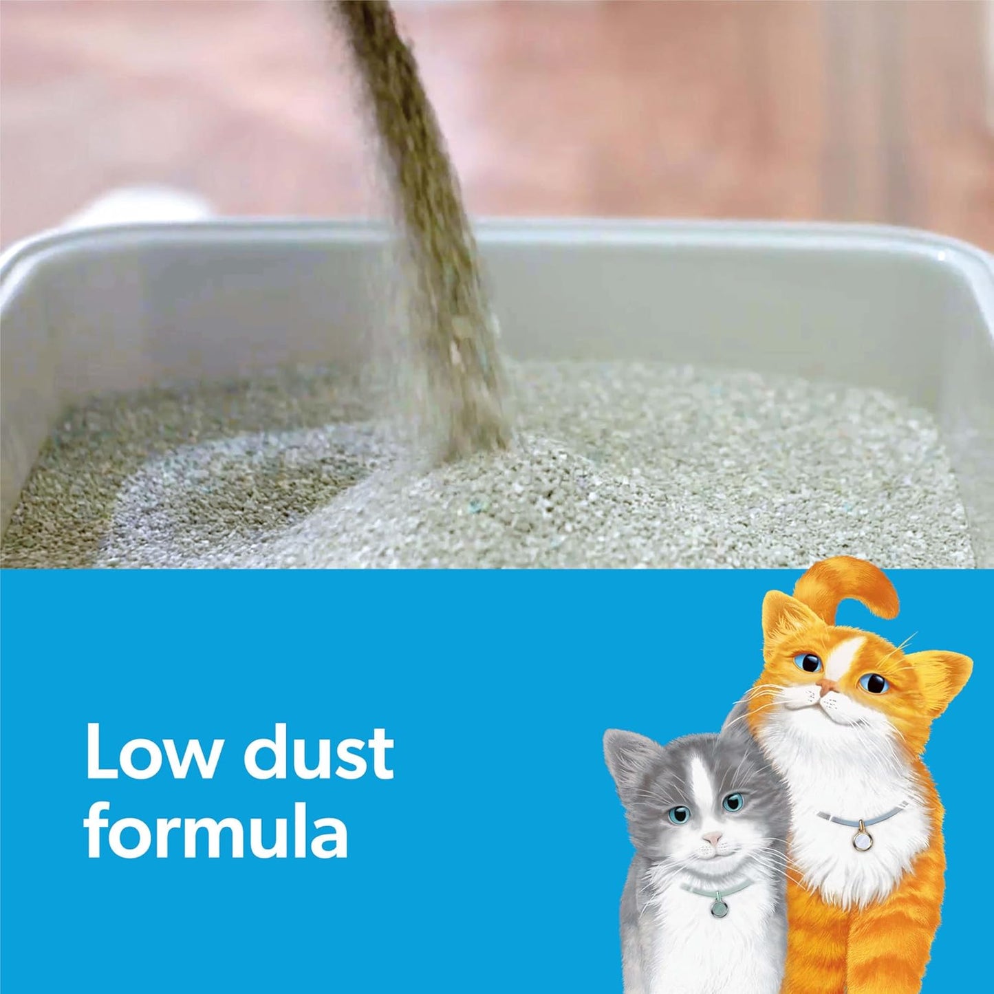 Fresh Step Clumping Cat Litter Multi-Cat Extra Strength Formula With Febreze Freshness, Multi Cat Litter With Ammonia Block Technology, 14 lb. Box