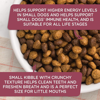 Rachael Ray Nutrish Little Bites Dry Dog Food, Chicken & Veggies Recipe for Small Breeds, 14 Pounds