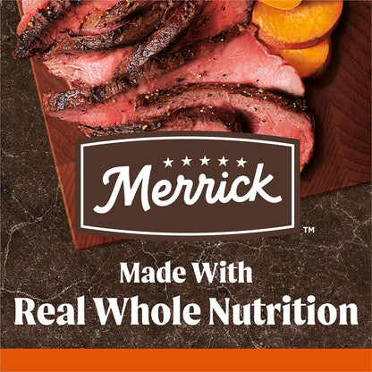 Merrick Premium Grain Free Dry Adult Dog Food, Wholesome And Natural Kibble, Real Texas Beef And Sweet Potato - 22.0 lb. Bag